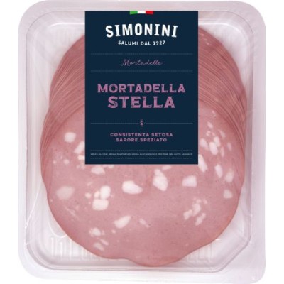 Virta itališka dešra pjaustyta Mortadella Stella, SIMONINI, 500 g